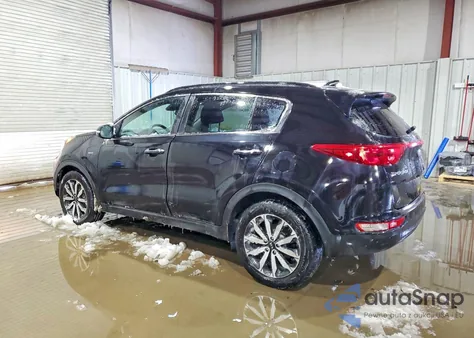 2018 Kia Sportage Ex из США, поврежденный, VIN KNDPNCAC8J7378697